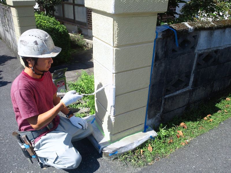 塀の塗装サービス