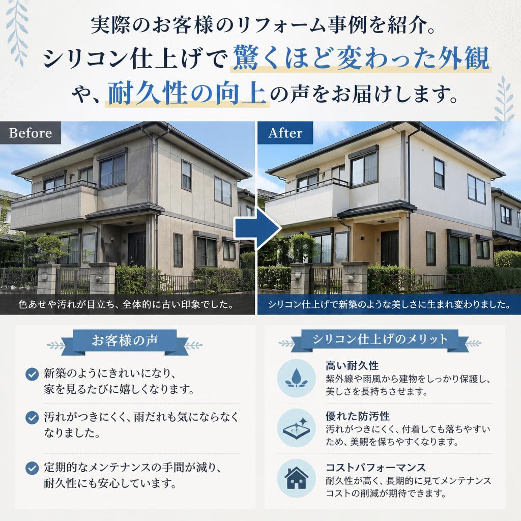 お客様の声:成功したリフォーム事例