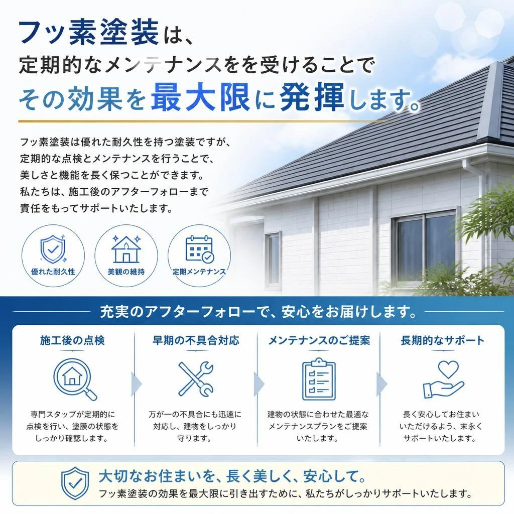 メンテナンスがもたらす安心感