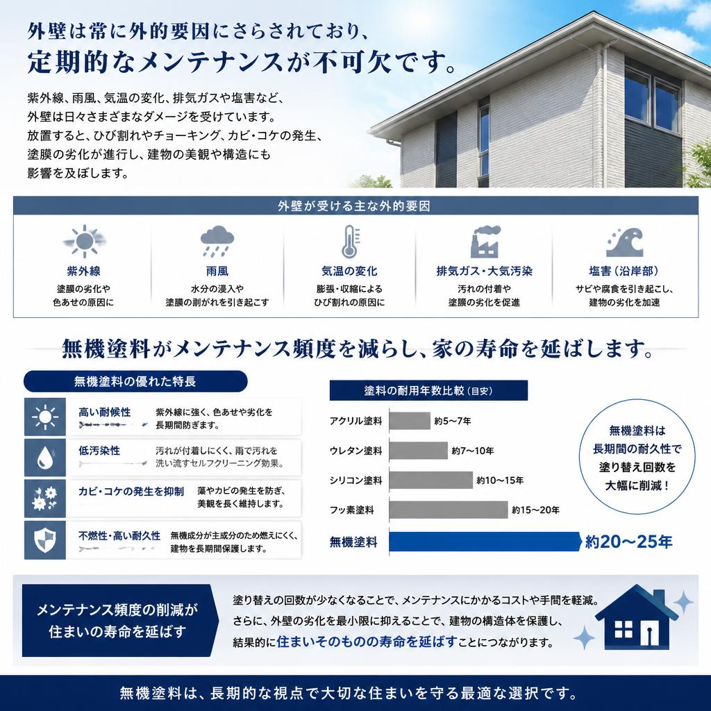 外壁メンテナンスの重要性