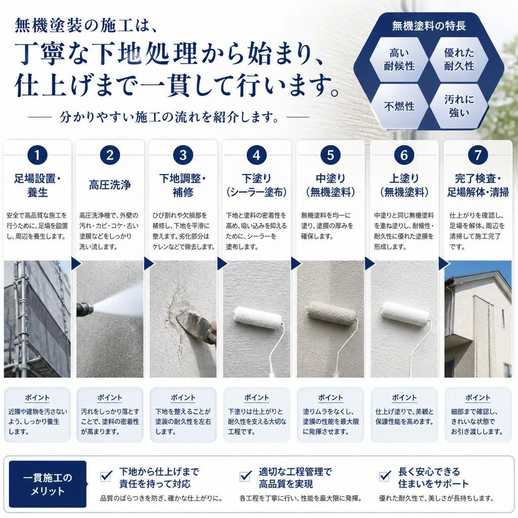 施工の流れ