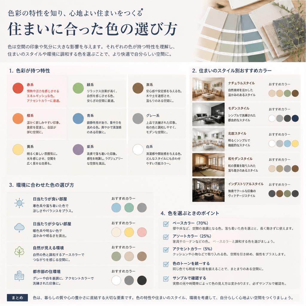 住宅色彩の選び方