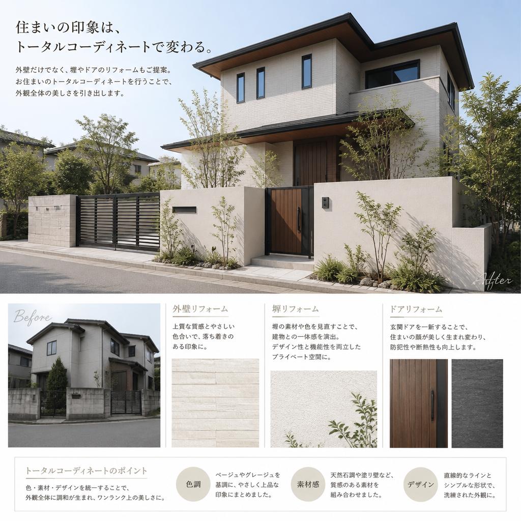 塀やドアのリフォーム提案