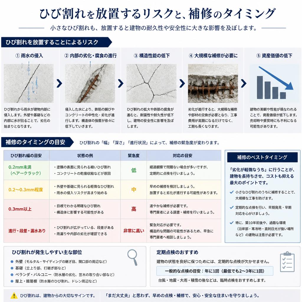 4. ひび割れ補修の必要性