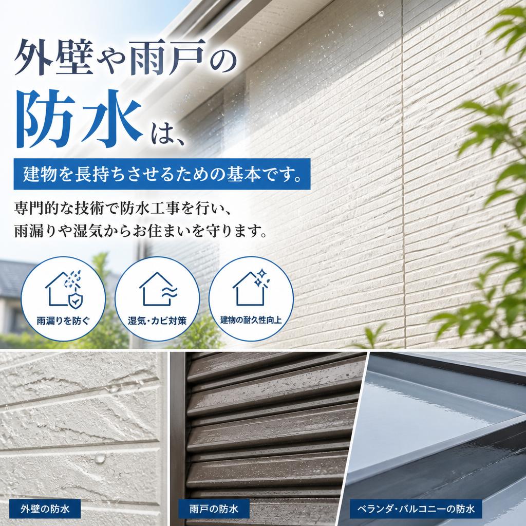 防水工事の重要性