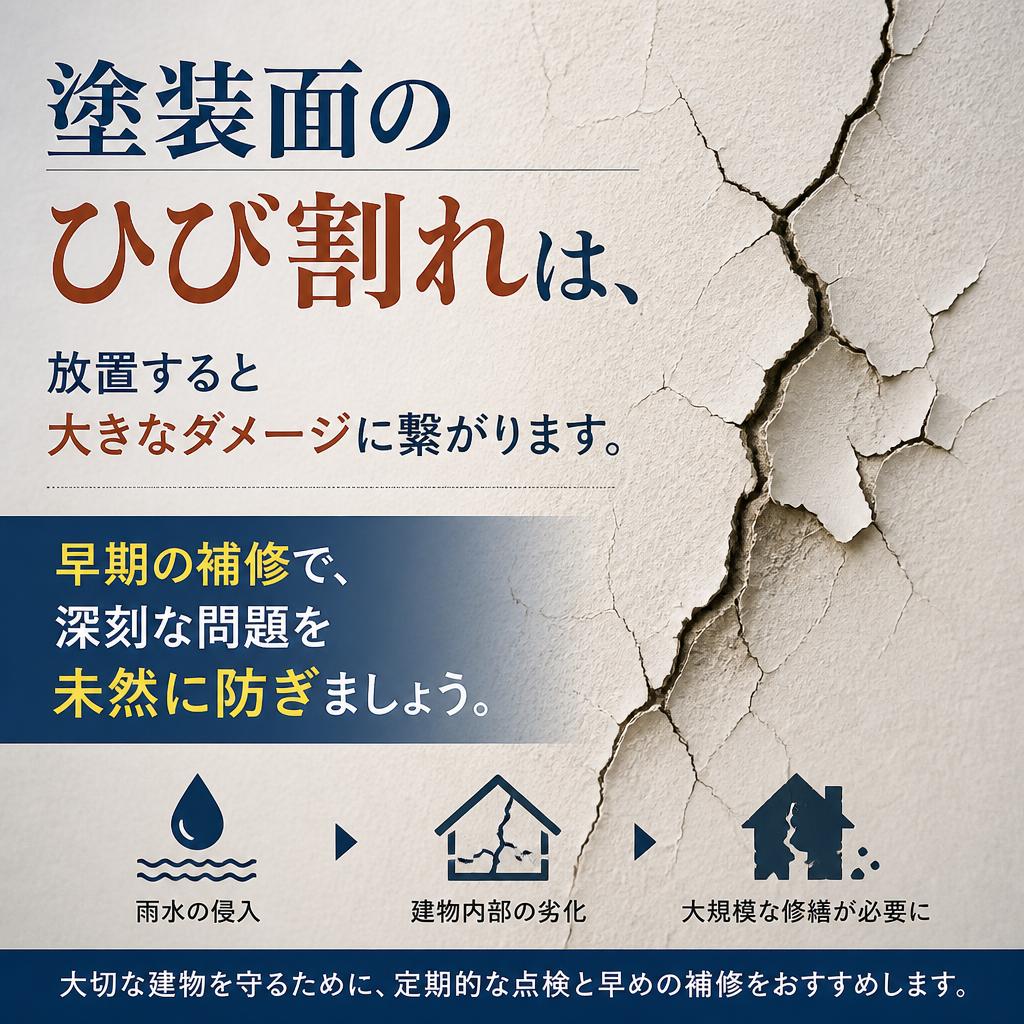 ひび割れ補修の重要性