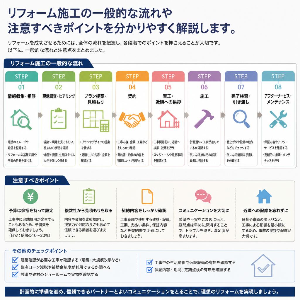 5. 施工の流れと注意点
