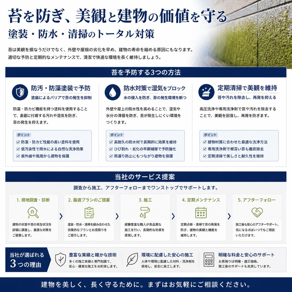 効果的な苔対策の方法