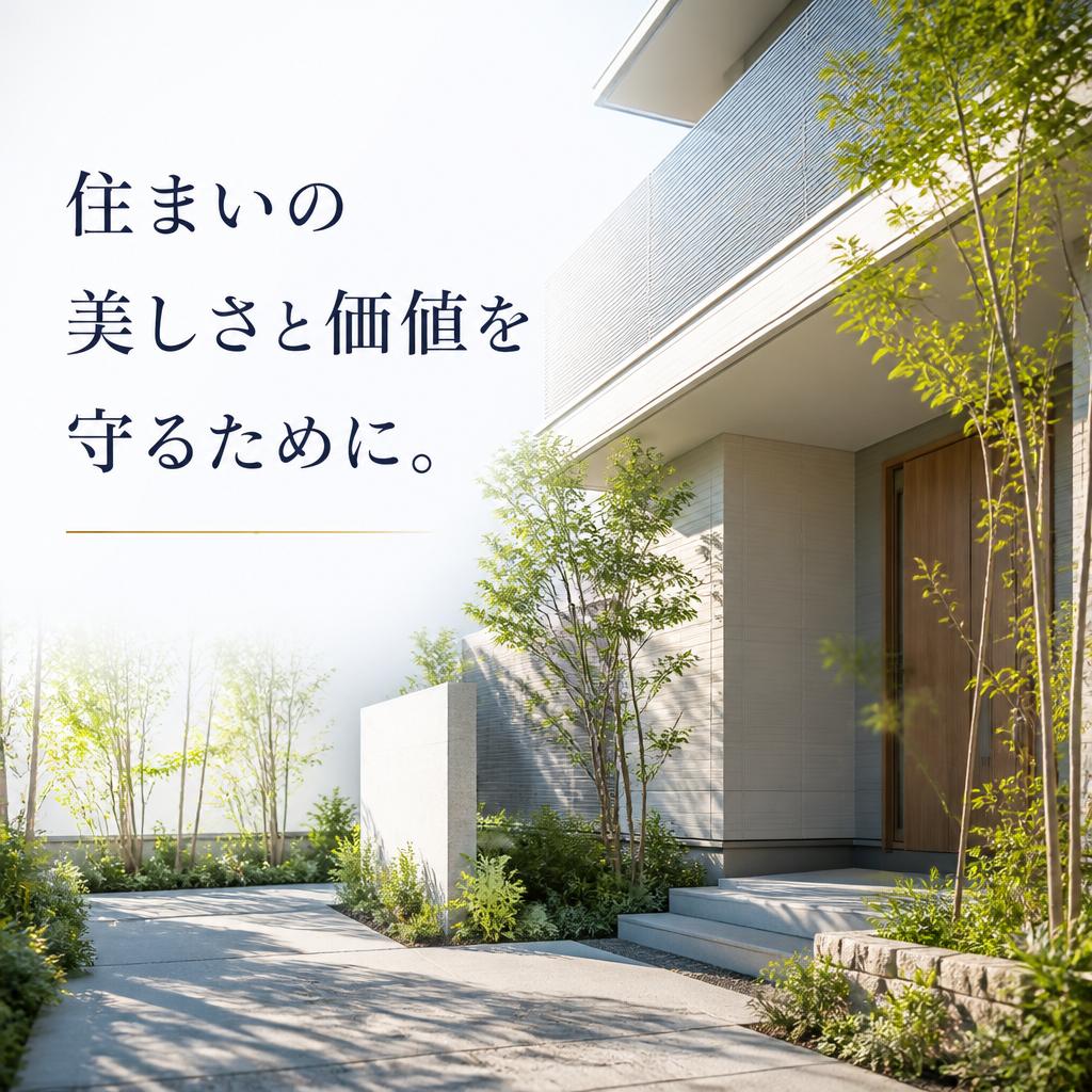 住まいの美しさと価値を守るために。