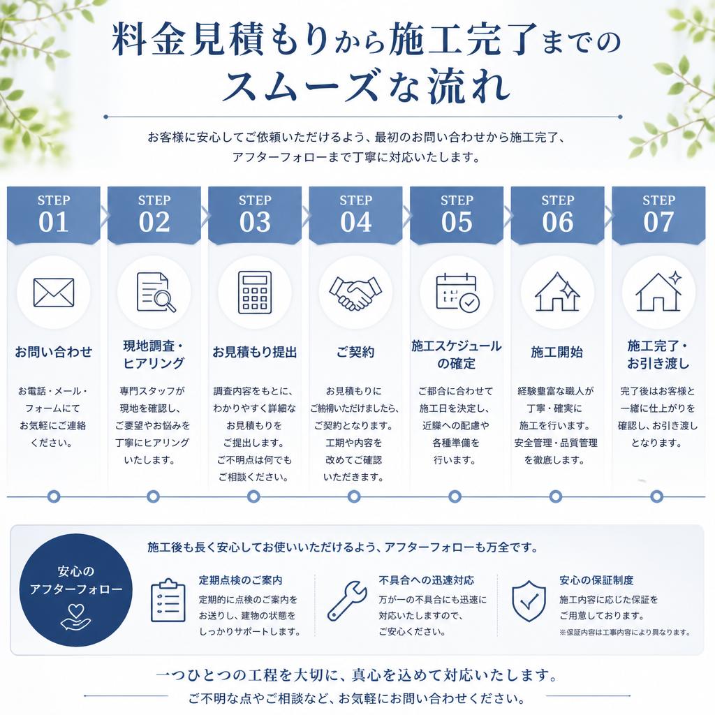 5. 施工の流れ