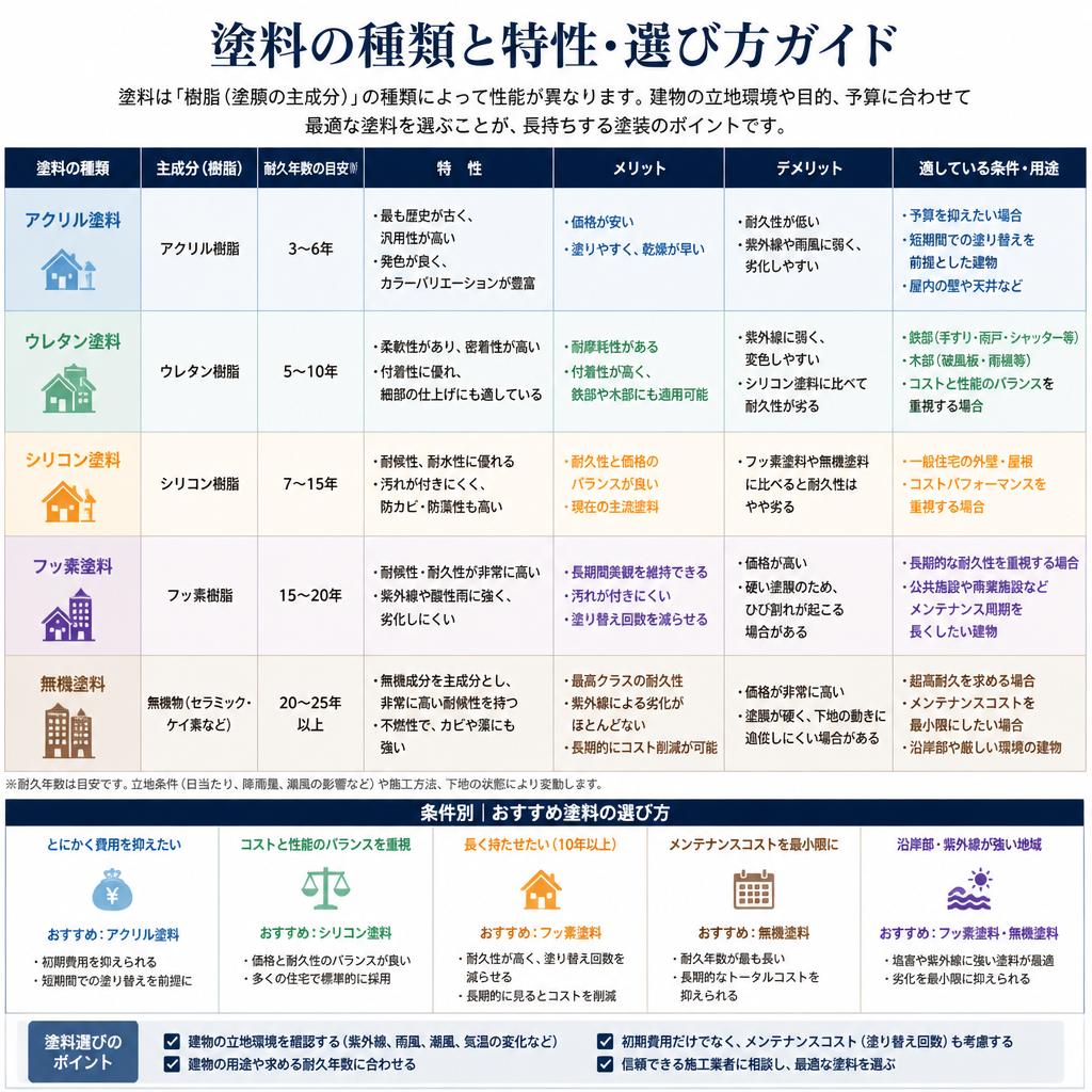 2. 塗料の種類とその特性