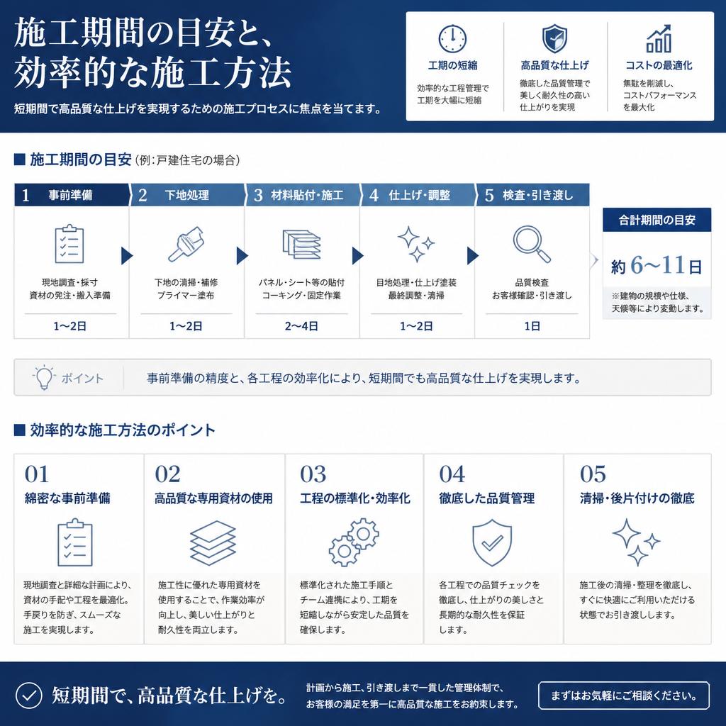4. 施工期間を短縮するためには