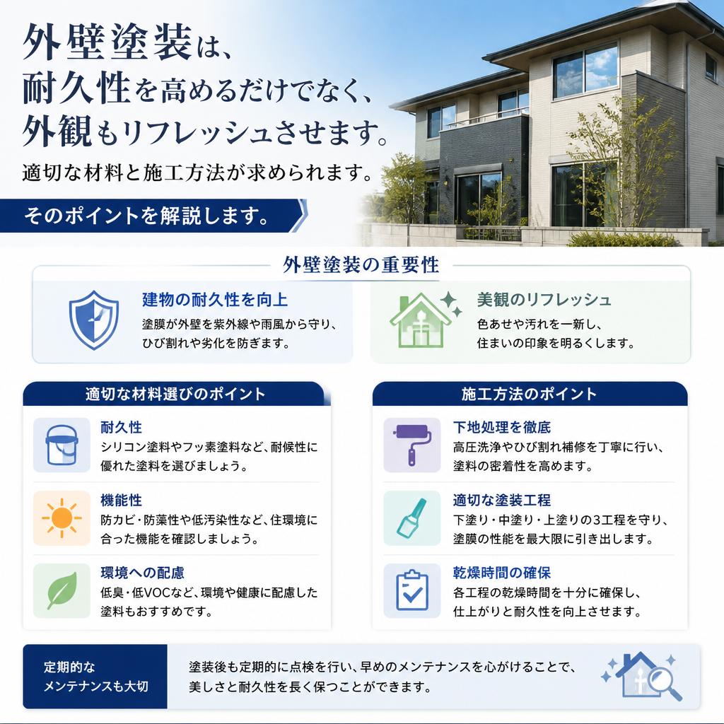 4. 外壁塗装の役割と効果