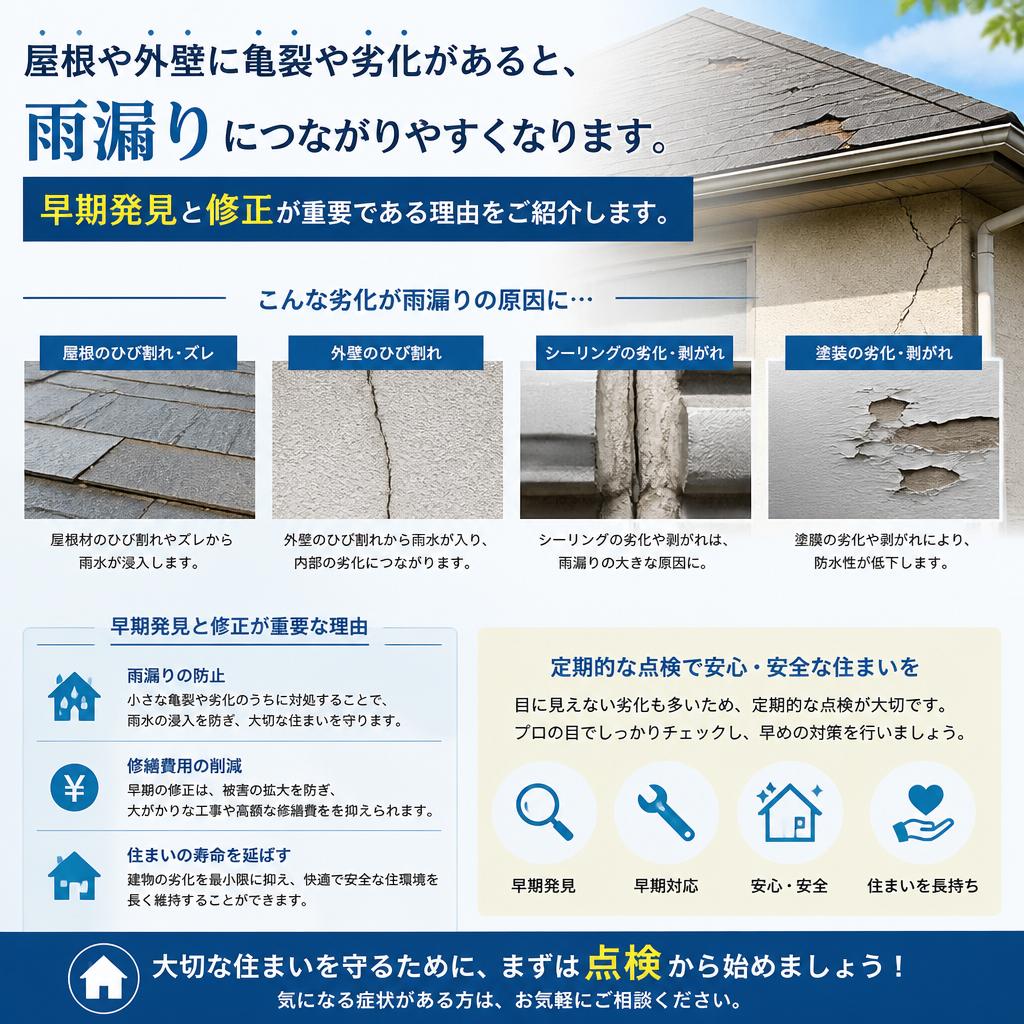 5. 雨漏り修理の必要性
