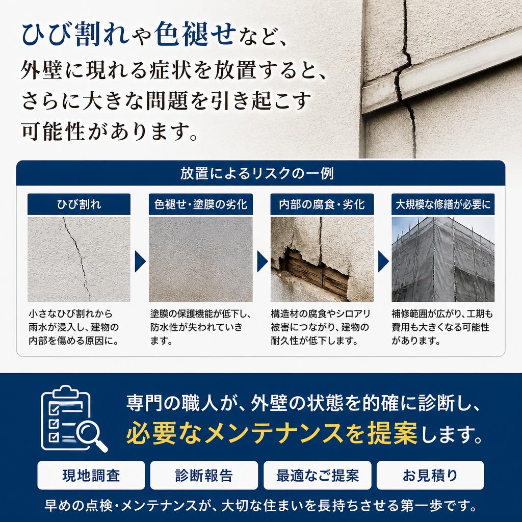 症状別外壁診断