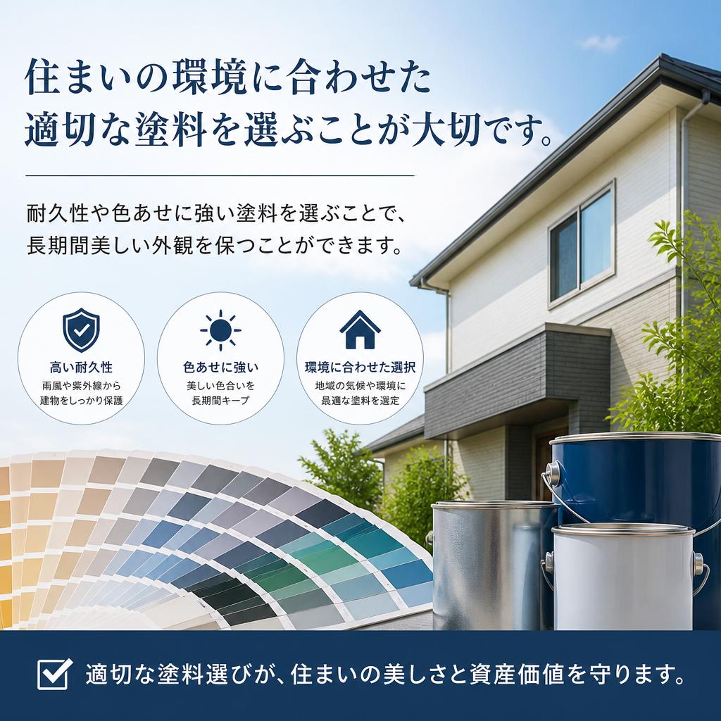 選ぶべき塗料とは?