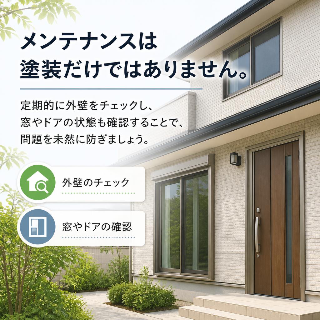 住まいのメンテナンスのポイント
