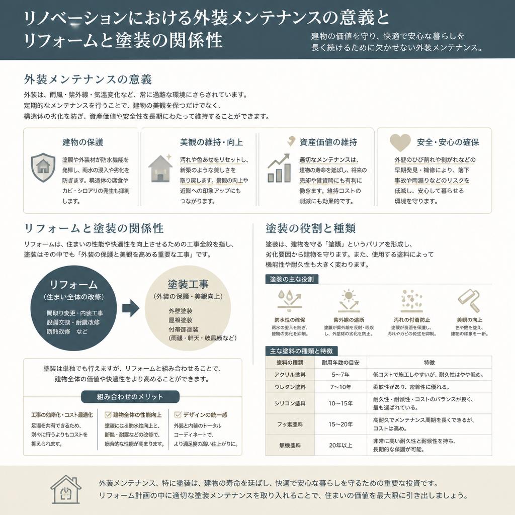 2. 住宅リノベーションの一環としての外装メンテナンス