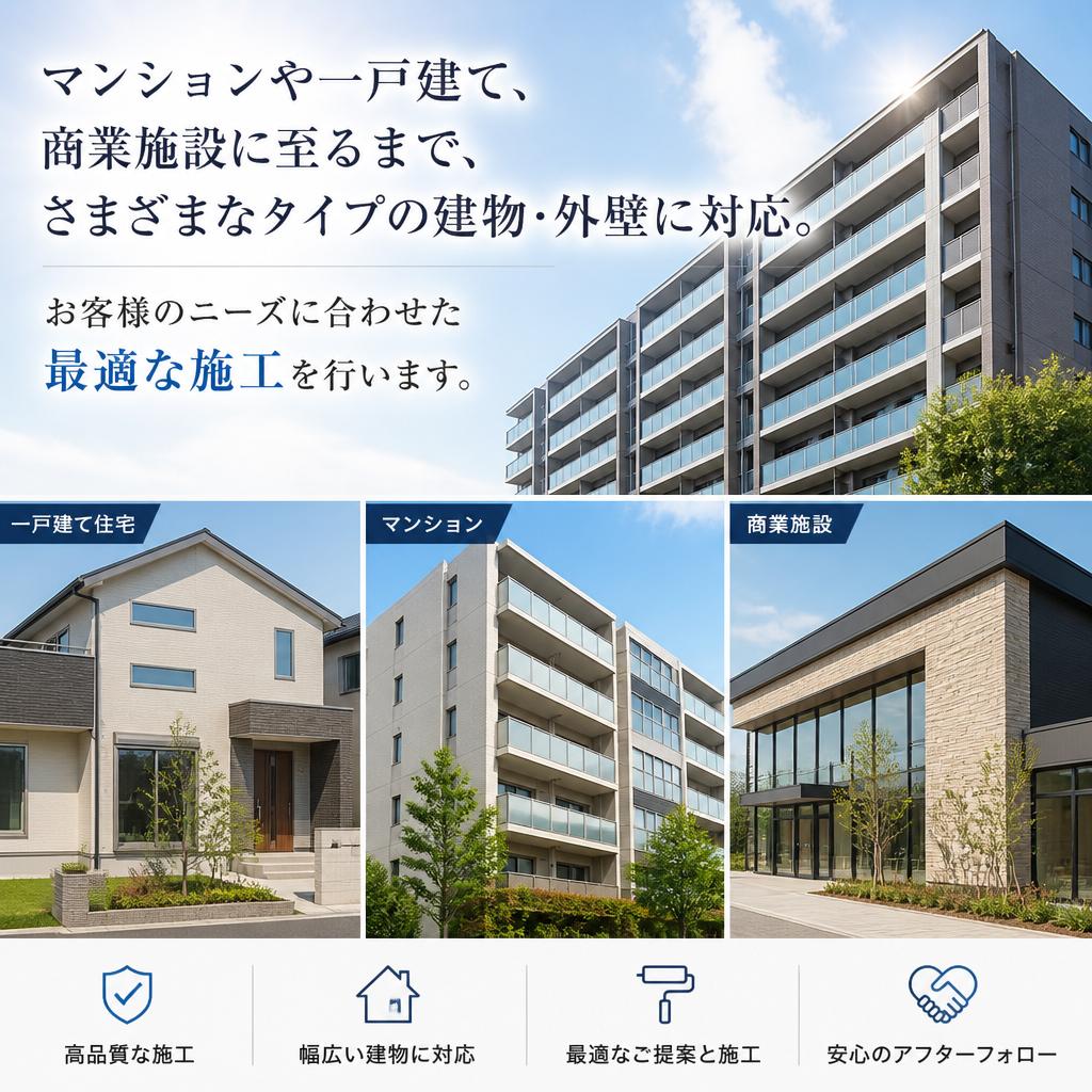 多様な施設に対応