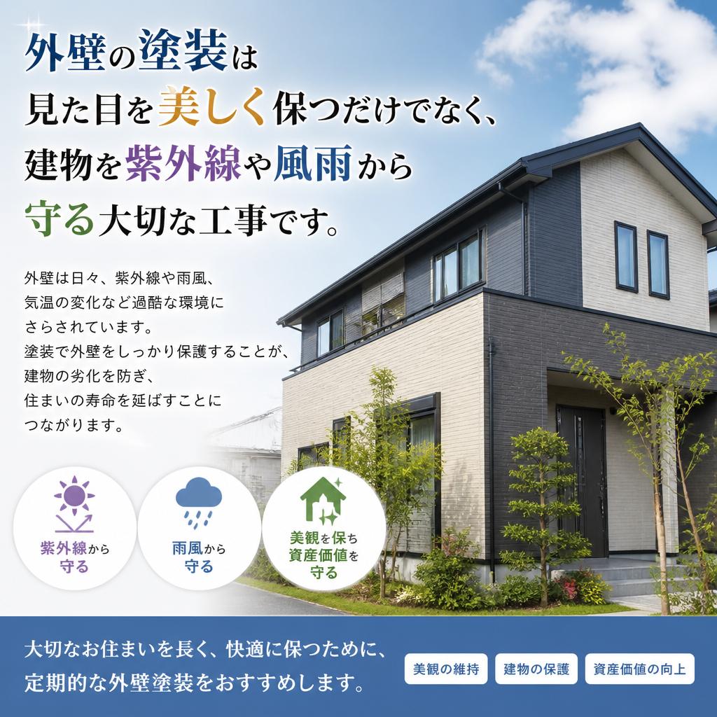 外壁リフォームの重要性