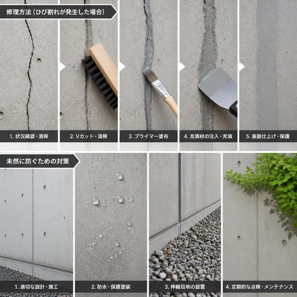 5. ひび割れ修理の手法