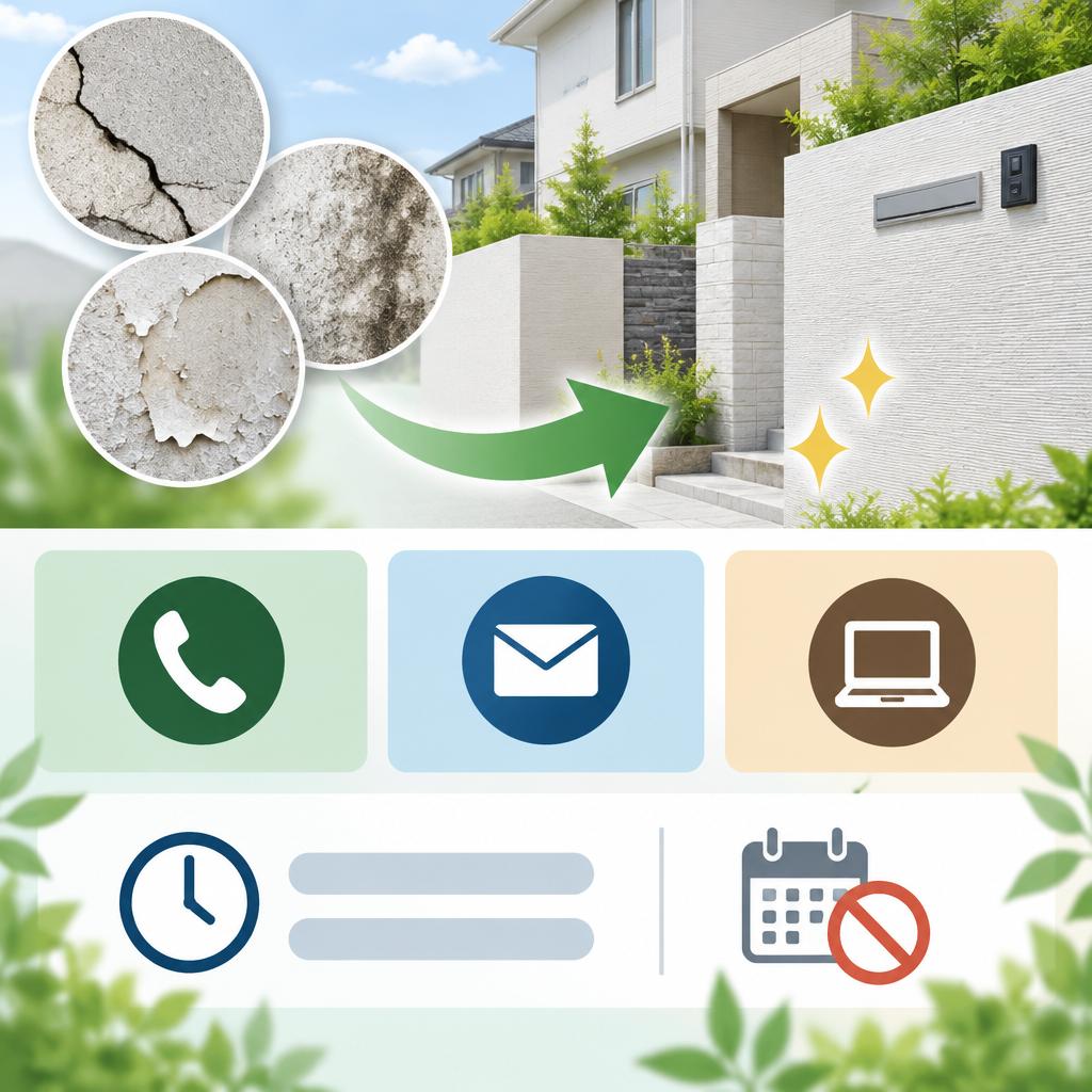 まずは住まいの状態をお聞かせください。相談・見積もり無料